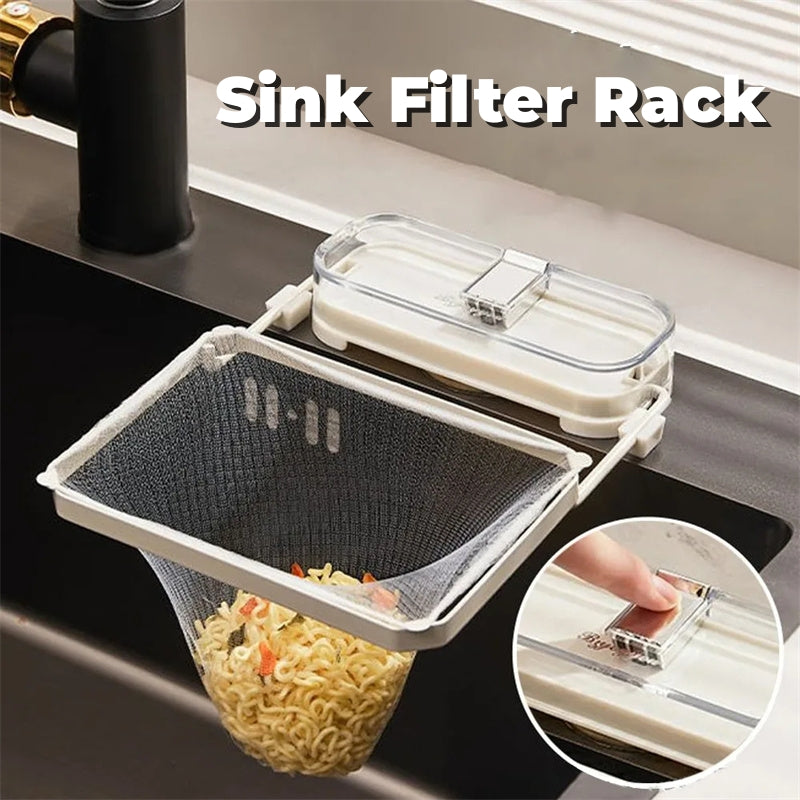 Easy Sink Filter Rack for Clean, Clog-Free Kitchens
